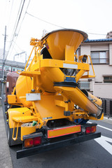 コンクリートミキサー車