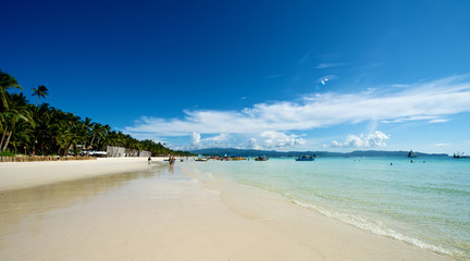 Beach view in Boracay