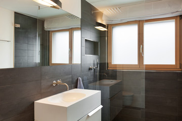Interior house, modern bathroom