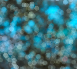 Abstract Christmas lights bokeh background