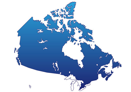 Kanada in Blau