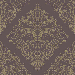 Orient Seamless Vector Pattern. Abstract Background