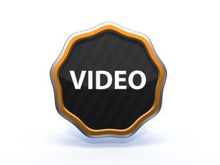video star icon on white background