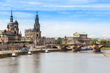 Obraz premium Panoramic view of Dresden