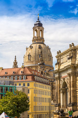 Dresden and Frauenkirche church