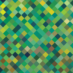 Pixel art style green vector background