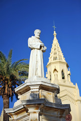 Fototapeta na wymiar Misionero, Santuario Virgen de Regla, Chipiona, Cádiz, España