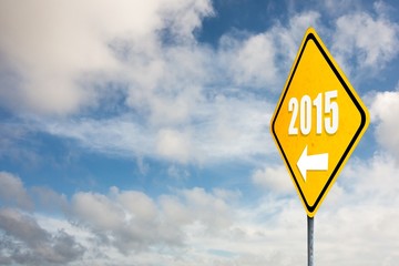 Composite image of 2015 in bold grey