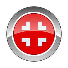 Obraz premium Chrome Button