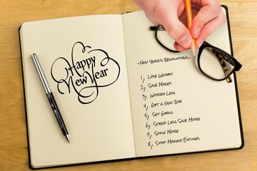 Composite image of hand writing with a pencil © WavebreakMediaMicro