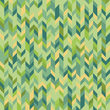A Green Retro Style Repeating Wallpaper Pattern