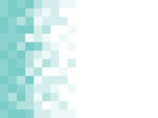 A pixel art vector background over white