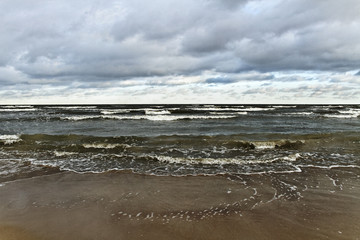Moody Baltic sea.