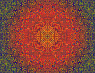 Beautiful meditation mandala