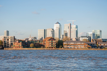 River Thames in eastern London