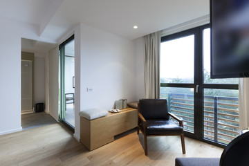 Hotel room interior 