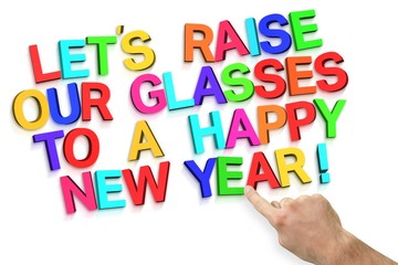 Composite image of hand pointing