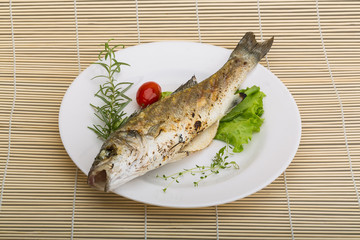 Grilled seabass