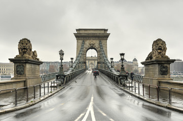 Szechenyi Chain Bridge - Budapest, Hungary