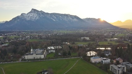 Fototapeta na wymiar Salzburg Sunset