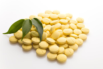 Herbal pill.
