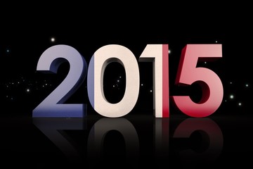 Composite image of france national flag