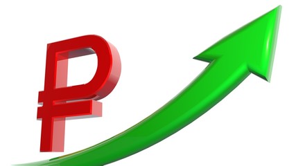 Growth rate of the ruble