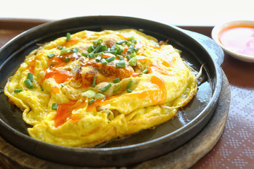 Fried Oyster Omelette Recipe