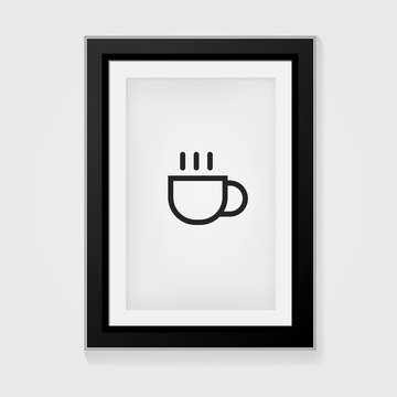 Vector Frame: Coffee break