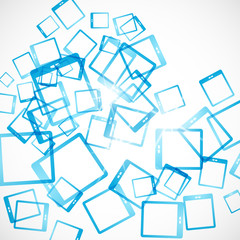 abstract background: tablet