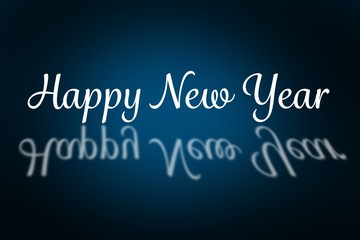Composite image of happy new year