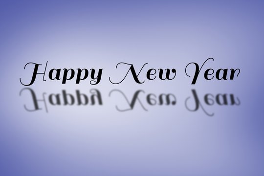 Composite image of happy new year