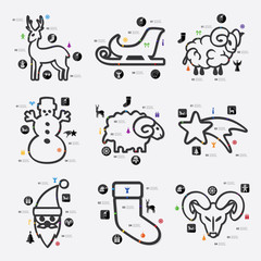 Christmas infographic