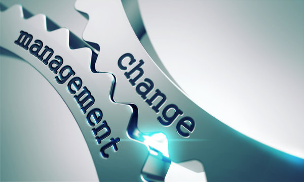 Change Management Concept on the Gears.