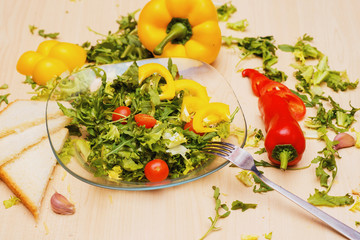fresh healthy salad