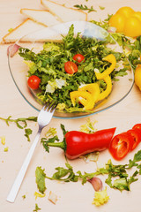 fresh healthy salad