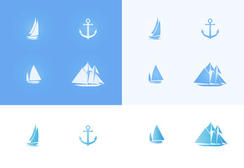 Set of Nautical Icons