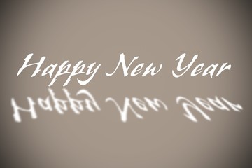 Composite image of happy new year
