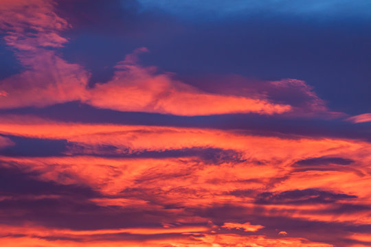 Sonnenuntergang Mystisch - Texur - Hintergrund