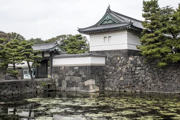 Fotobehang Chiyoda Kokyo (Imperial Palace) in Tokyo, Japan © jeeweevh