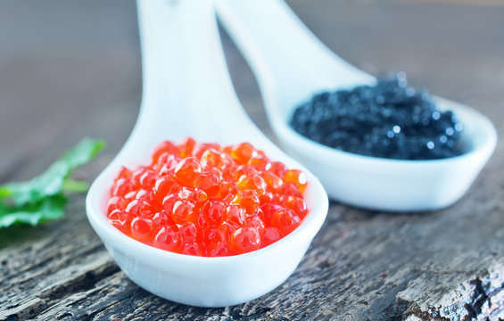red and black caviar