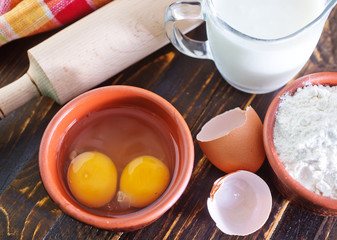 ingredients for dough