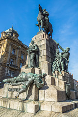 Fototapeta na wymiar Grunwald Monument in Krakow