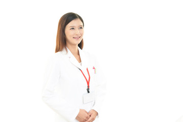 笑顔の女医