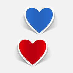 realistic design element: heart