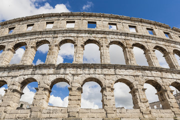 Obraz premium Ancient Roman amphitheater.
