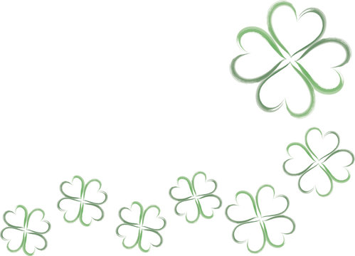 Clover as a symbol for the new year