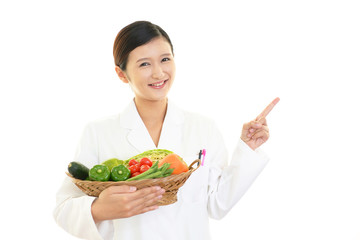 笑顔の栄養士