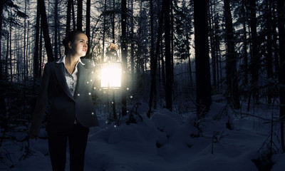 Lost woman