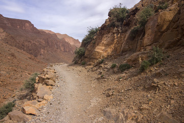 Mountain Path In High Atlas Mountains